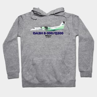 DeHavilland Canada Dash 8-300/Q300 - Widerøe Hoodie